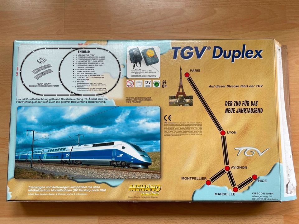 TGV Duplex Modelleisenbahn in Stadtroda