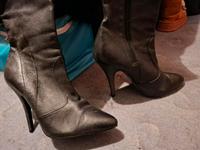 Overknees ~ echtes Leder ~ neu Hessen - Melsungen Vorschau