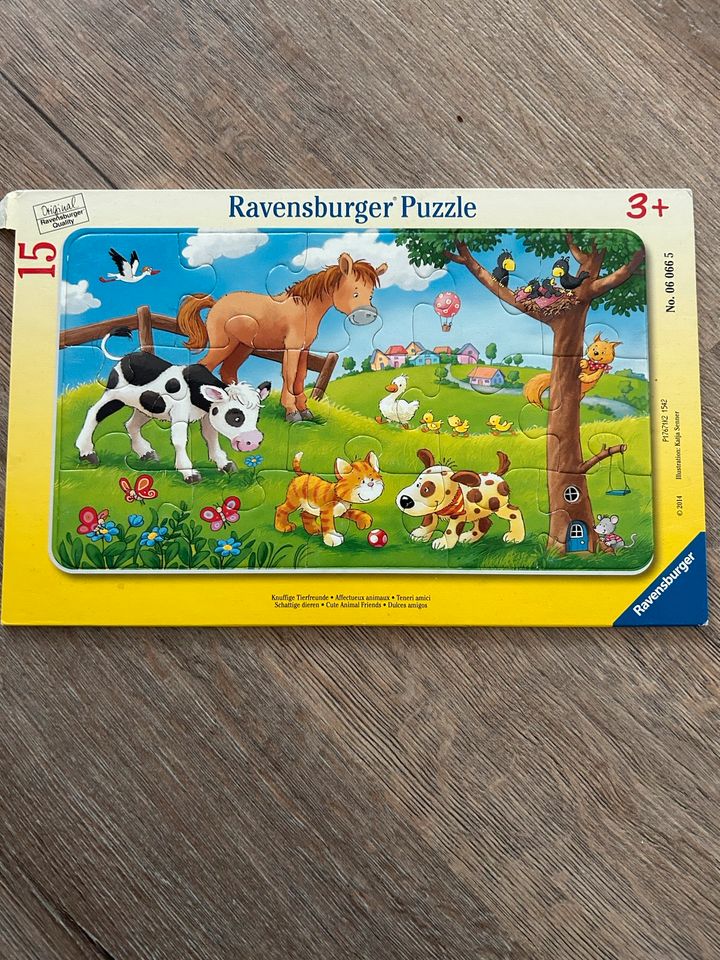 Puzzle Tiere ab 3+ in Zeven