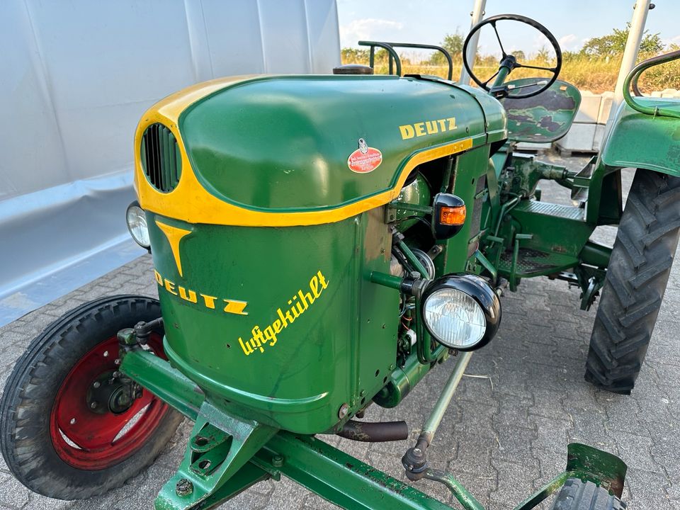 Deutz F1L712 mit Hydraulik Bj. 1959 Oldtimer Traktor Schlepper in Kuppenheim