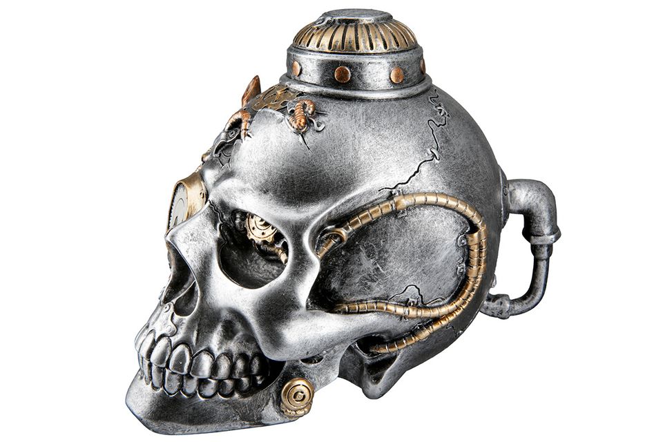 Gilde Dekofigur Skulptur Steampunk Skull/ Totenkopf Deko in Winsen (Luhe)