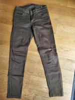 Schmale Jeans von More&More in dunklem Khaki Größe 36 Bayern - Vaterstetten Vorschau