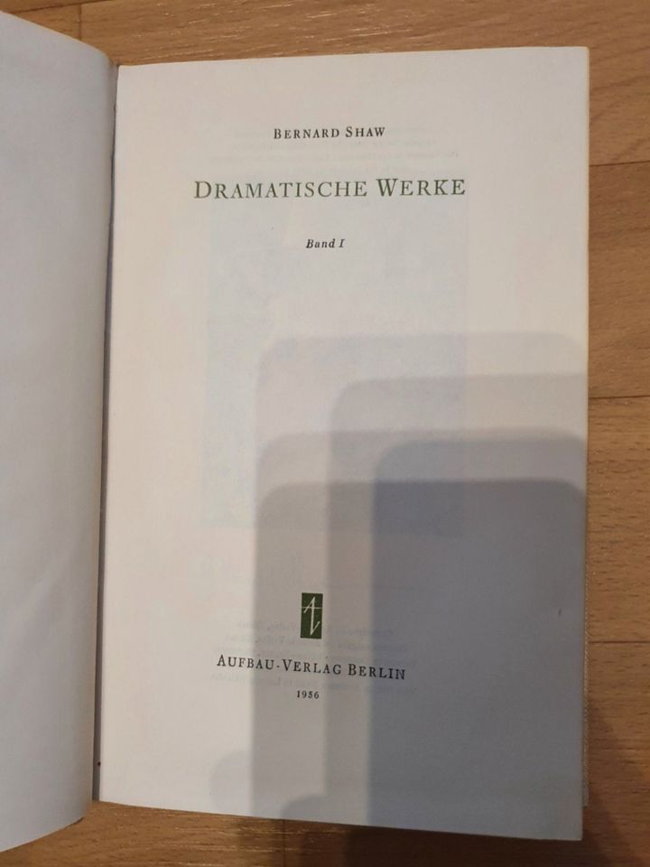 Buch Bernard Shaw Dramatische Werke Band 1 1956 in Halle