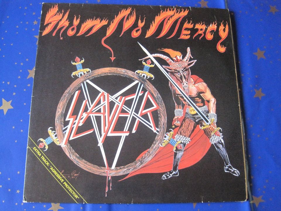 Slayer Orig. LPs Hell Awaits, Show No Mercy, Haunting The Chapel in Kraichtal