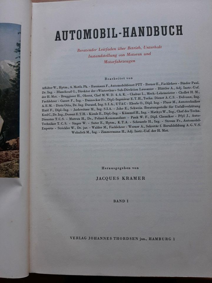 Automobil Handbuch 1951 Band 1+2 in Haren (Ems)