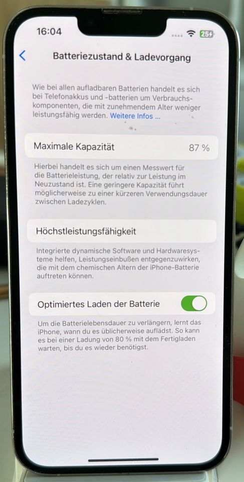 ⭐️⭐️⭐️⭐️⭐️ iPhone 13 Pro Silber 512GB top Zustand in Mühlhausen