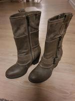 Marco Tozzi Stiefel, khaki / grün/braun, Gr 38, wie neu Rheinland-Pfalz - Budenheim Vorschau