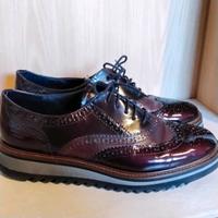 Andrea Manueli Budapester Lack Schnürschuhe bordeaux Gr. 40 Niedersachsen - Schüttorf Vorschau