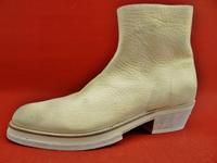 424 BOOTS Stiefel Biker Cowboy Boot Stiefeltte Leder Weiß Gr.45 Hessen - Stadtallendorf Vorschau