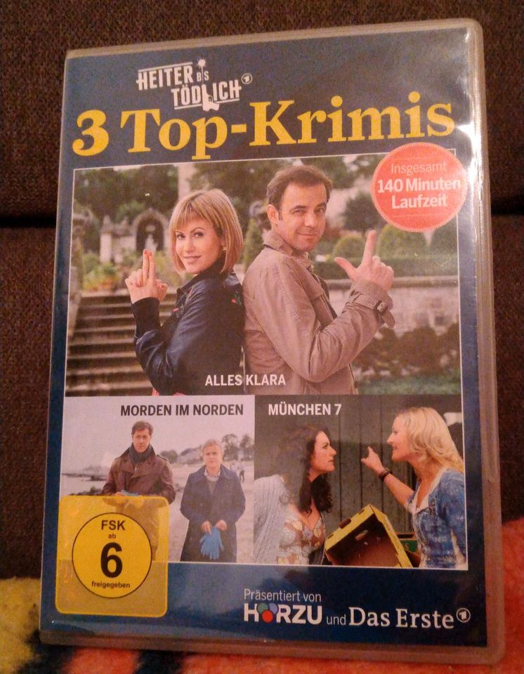 Heiter bis tödlich 3 Top-Krimis von Hörzu, DVD in Schleiden