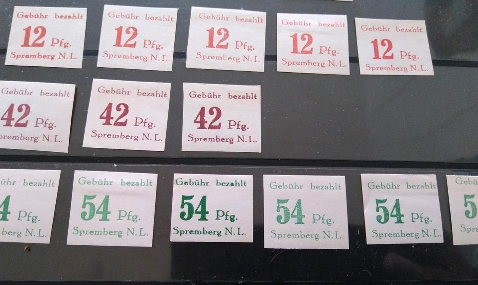 Briefmarken Spremberg geschnitten Postfrisch in Wolfenbüttel