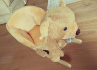 Schaukeltier Teddy Teddybär Babyschaukel TOP wie neu Nordrhein-Westfalen - Ratingen Vorschau