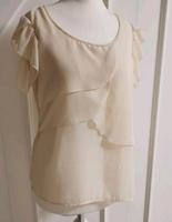 Volant Bluse Chiffon Vero Moda Creme 36 38 wNeu Niedersachsen - Helmstedt Vorschau