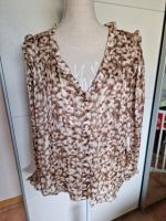 Leoparden Bluse braun beige S Bayern - Erlenbach am Main  Vorschau