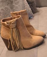 Damen cowboy Boots Stiefeletten Wildleder 36 Nordrhein-Westfalen - Gelsenkirchen Vorschau