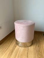 Hocker Samt Samthocker Sitzhocker rosa / silber Bayern - Feuchtwangen Vorschau