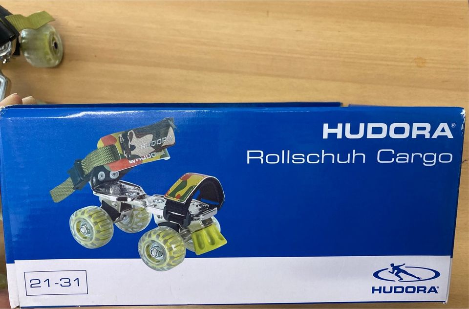 Rollschuhe Cargo Gr.21-31 verstellbar von Hudora in Luso