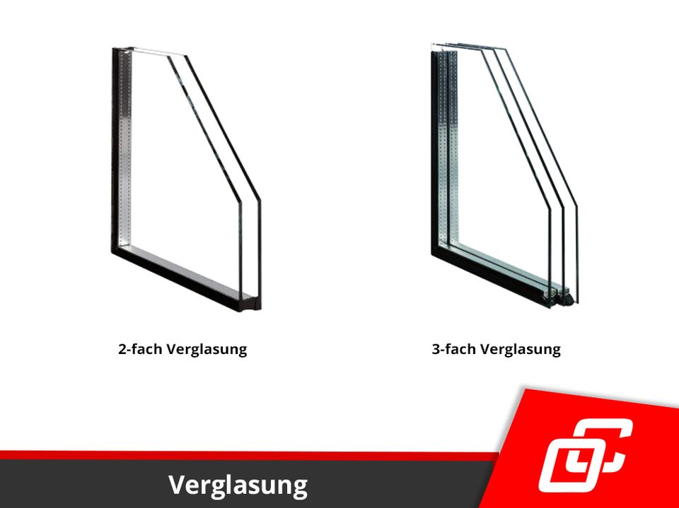 Kunststoff Tür 1700x2300 Weiß Fenster PSK Terrassentür nach Maß PVC Parallel-Schiebe-Kipp Balkontür aus Polen Schiebetür Kunststofffenster Kippfenster Schiebe-Kipp-Tür in Görlitz