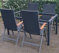 Hochwertiges Gartenmöbel-Set mit Tisch & 4 Klappsessel Stuttgart - Stuttgart-Süd Vorschau