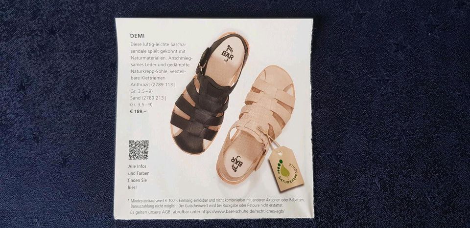 Bär Sascha Sandalen Größe 39 Demi Leder anthrazit weite Schuhe in Duisburg