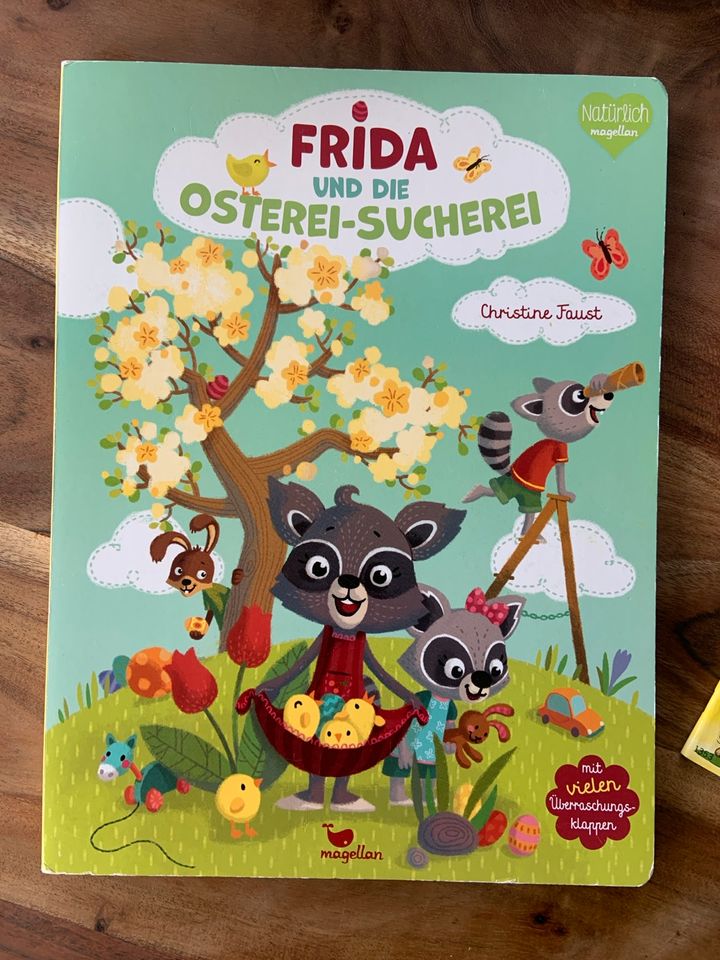 Oster Teller Kinder Conni Osterhase Osterei Buch Nest Zwillinge in Singen