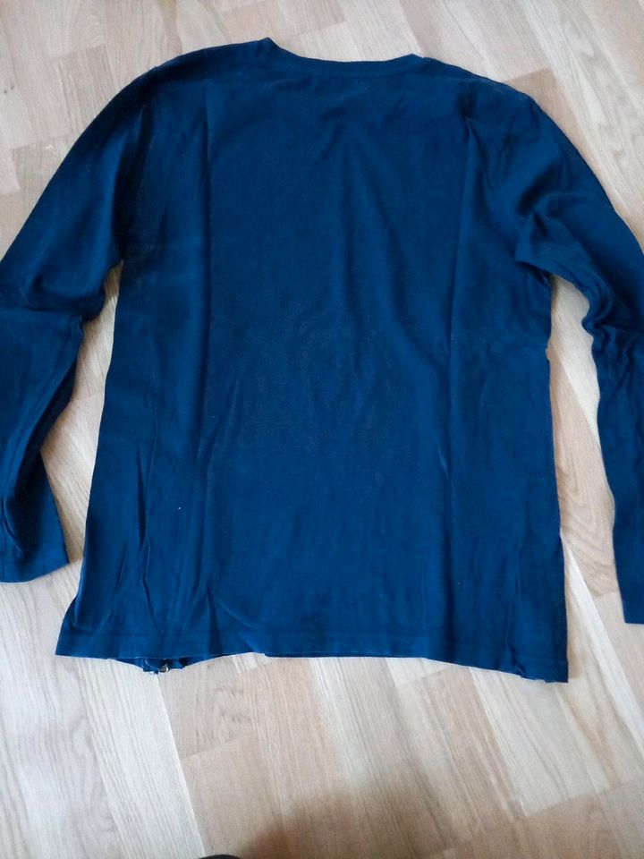 Sweatshirt langarm mit Reißverschluss,Gr 158/164 in Schöllnach