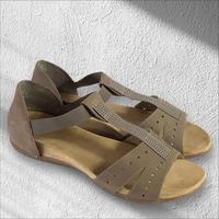 Rieker Damen Sandalen Gr. 40 Leder Braun Baden-Württemberg - Rastatt Vorschau