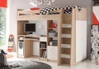 Begabino Hochbett Unit mit Kleiderschrank, Schreibtisch+ Regal Niedersachsen - Melle Vorschau