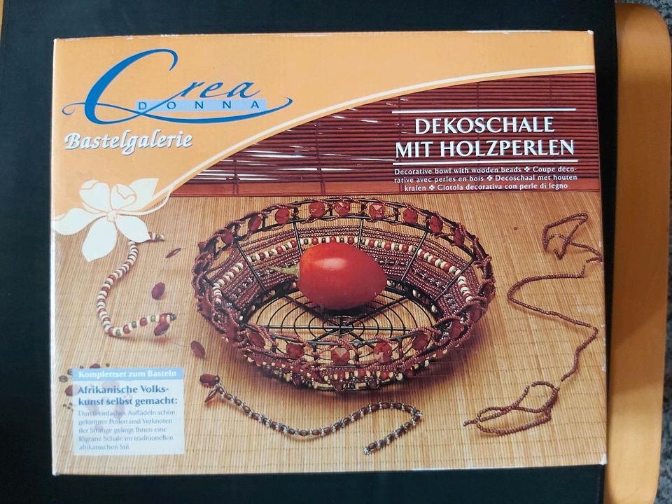 Dekoschale mit Holzperlen Set zum Basteln in Leipzig