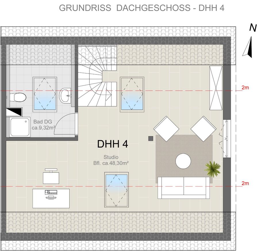 NEUBAU: Moderne DHH (DHH 4) in Ettringen bei Mindelheim in Ettringen