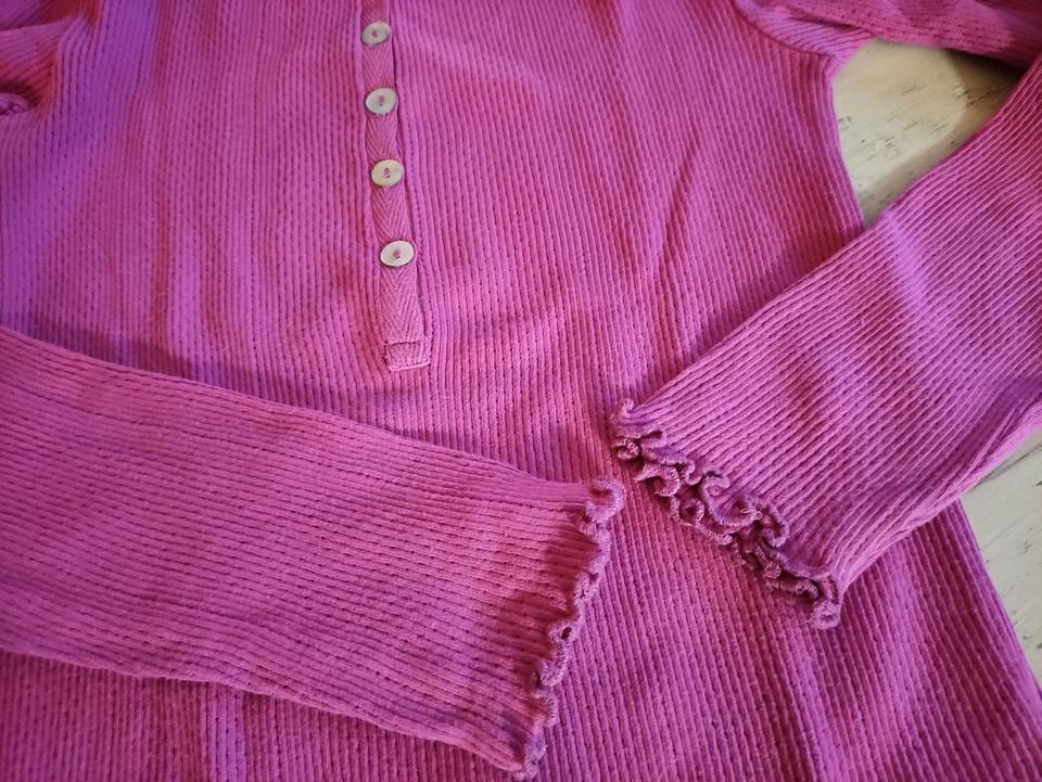 AYA NAYA Shirt Henley 7y 122 Longsleeve Langarm Pink TOP Skandi in Stuttgart