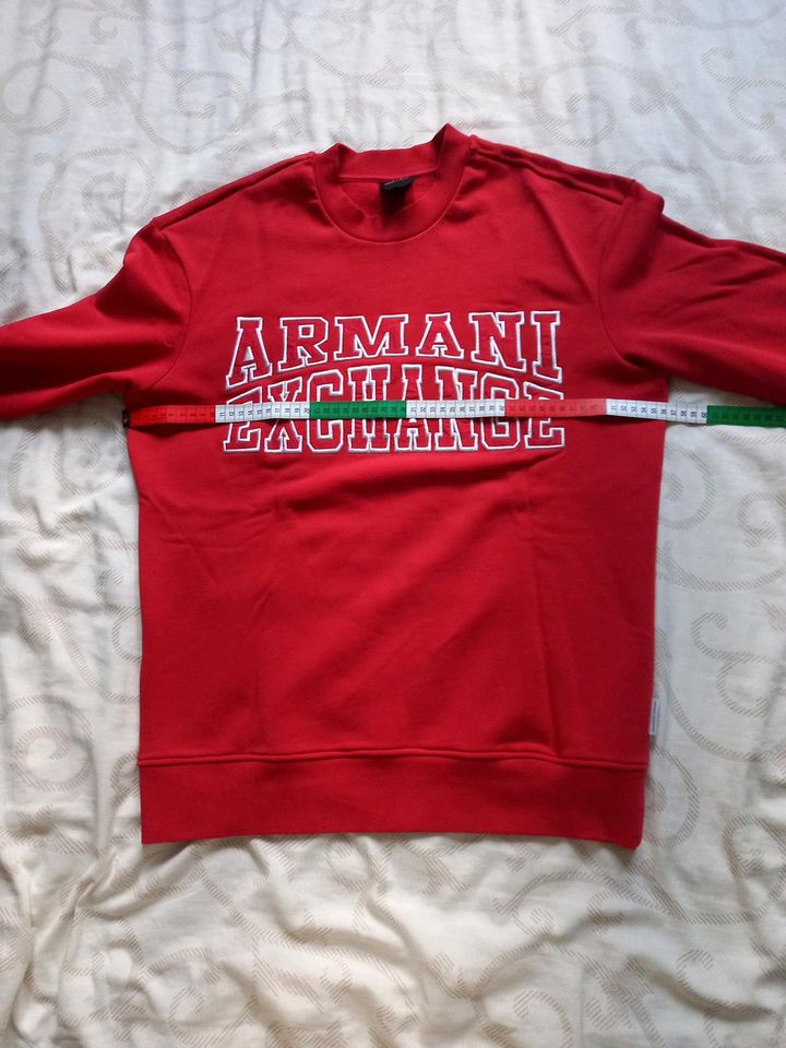 NEU!Original Armani Exchange Langarmshirt,Pulli im rot farbe Gr.M in Dortmund