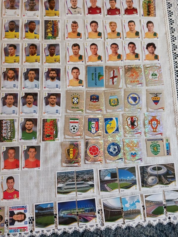 350 Panini Sammelbilder WM 2014 Brasilien in Schenefeld