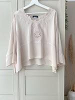 ❤️ Twin - Set tolle Seidenbluse Bluse Lochstickerei Sand ❤️ Hessen - Linden Vorschau