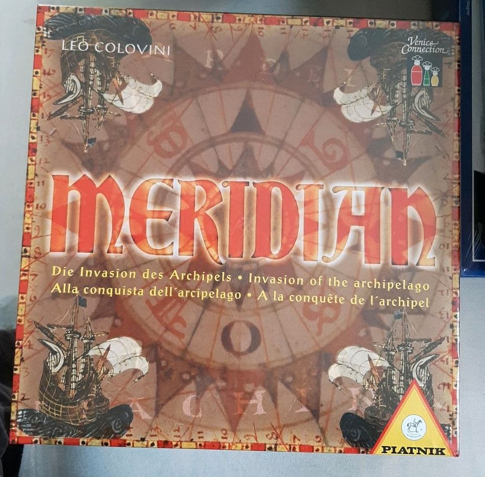 Brettspiel Meridian Piatnik OVP in Vöhl