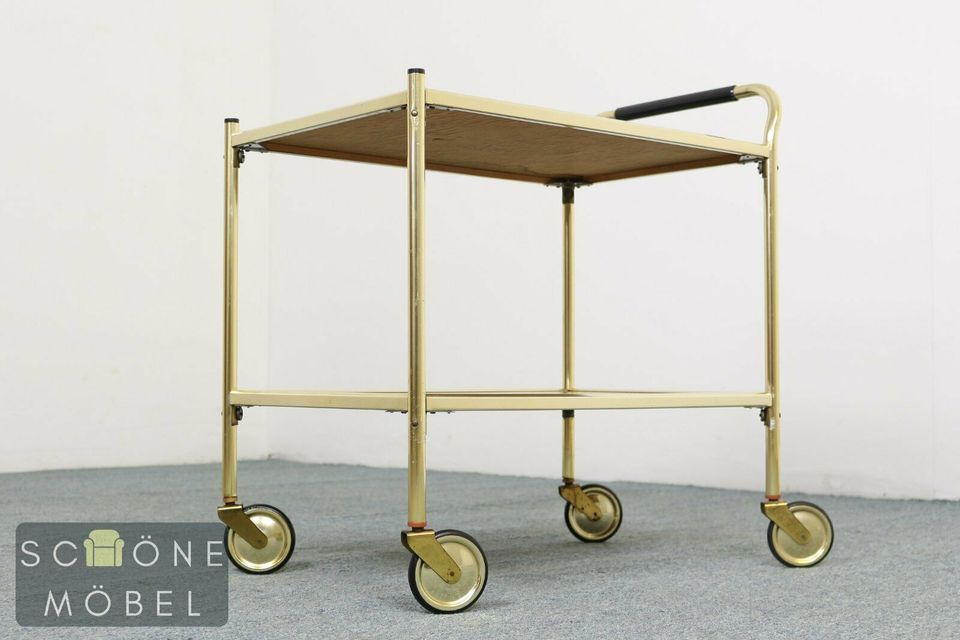 Vintage Teewagen Retro Beistelltisch Servierwagen roll Tisch in Berlin