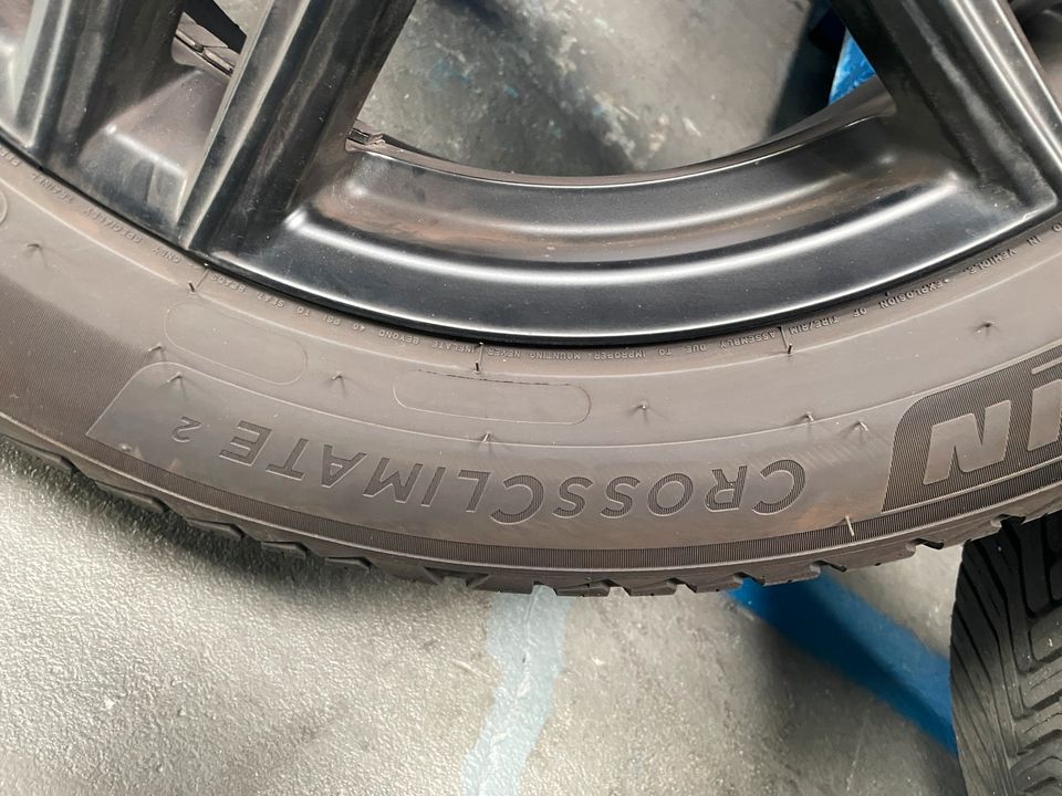 4x Michelin CrossClimate 225/55R18 inkl. Ronal Alufelgen in Bonn