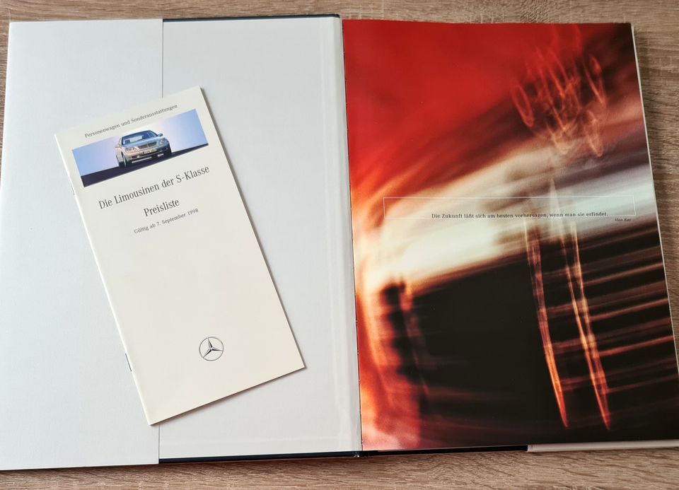 "DIE NEUE S-KLASSE" Mercedes Benz, +Preisliste ab1998, neuwertig in Drolshagen