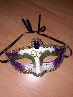 Venezianische Maske Venedigmaske glitzerne Maske Augenmaske Lila Essen - Essen-Borbeck Vorschau