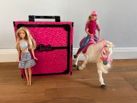 Barbie Schrank, Pferd (wiehert, bewegt sich), Reiterin + Puppe Nordrhein-Westfalen - Nettetal Vorschau
