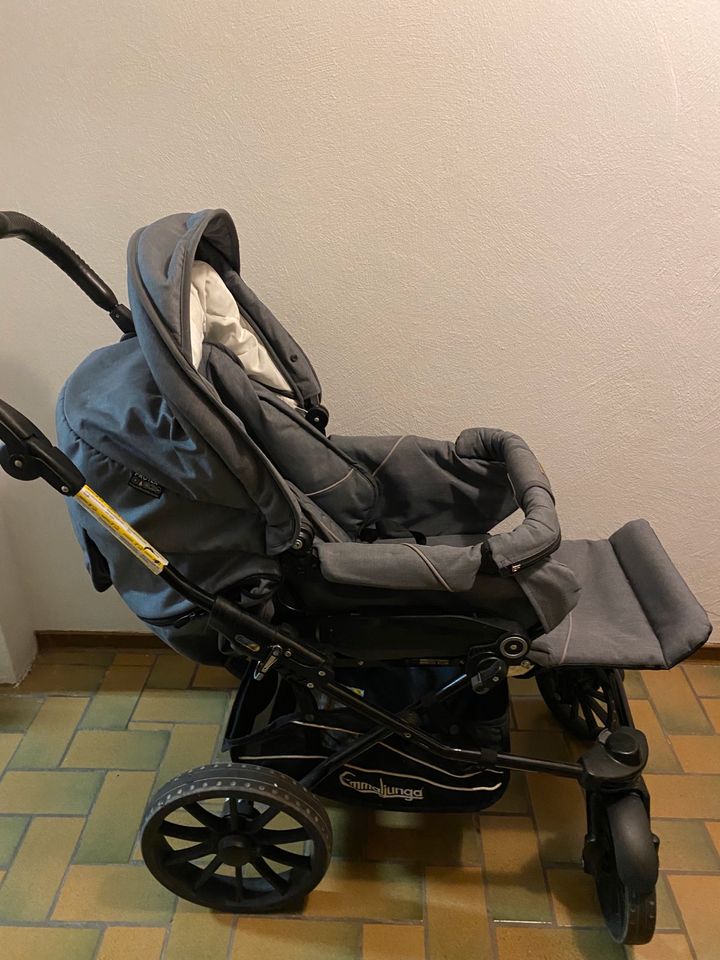 Emmaljunga Kinderwagen + Maxi Cosi Babyschle in Rutesheim  