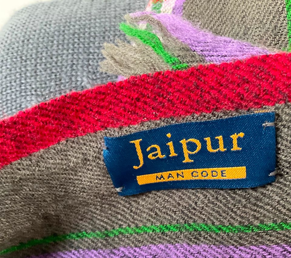 JAIPUR man Code hochwertiger XL Schal Karo feine Wolle unisex in Nienburg (Weser)