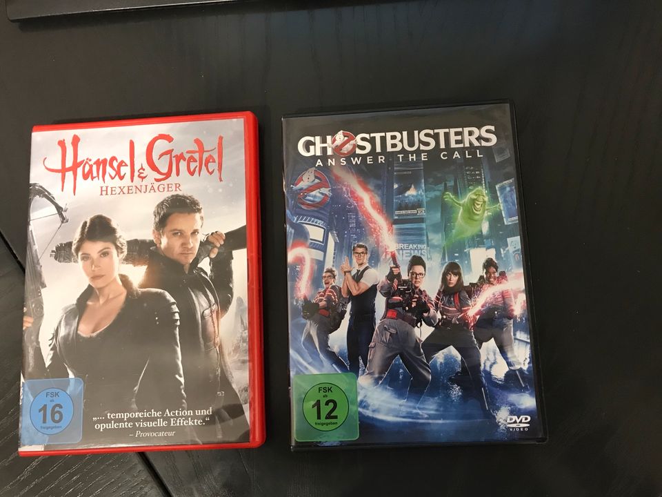 2 DVDs: Hänsel&Gretel-Hexenjäger, Ghostbusters-Answer the Call in Dornburg