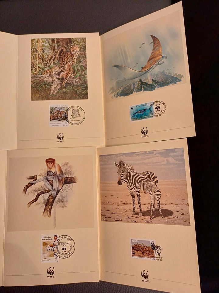 WWF ALBUM POSTKARTEN BRIEFMARKEN in Passau