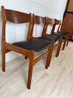4 Vintage Teak ERIK BUCH Stühle dining chairs danish mid century Niedersachsen - Delmenhorst Vorschau