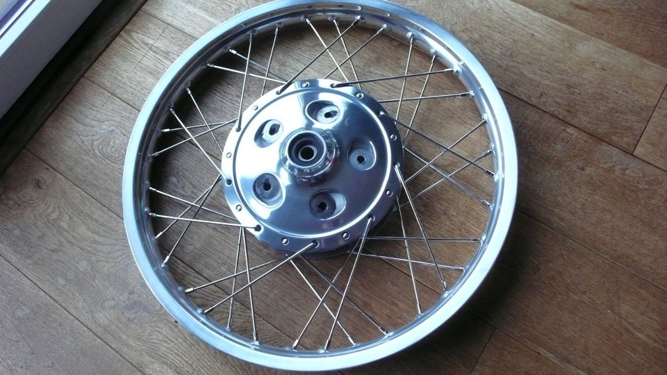 SR 500 XS650 Harley Duplex 200mm Trommelbremse 21" Vorderrad TÜV in Altenberge