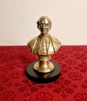 Papst Leo XIII Messing Büste Figur alt selten Deko Gold Glanz Hessen - Rödermark Vorschau
