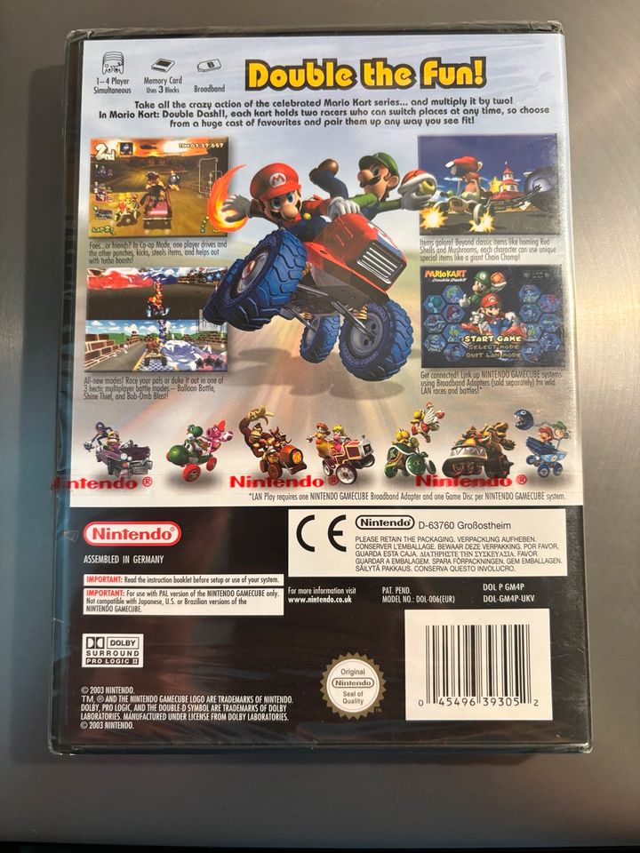 Mario Kart Gamecube sealed original verpackt in Jestetten
