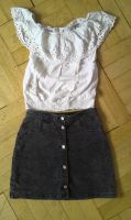 Mädchen H&M Set Jeansrock & T-Shirt Carmen 164 170 Baden-Württemberg - Gerstetten Vorschau