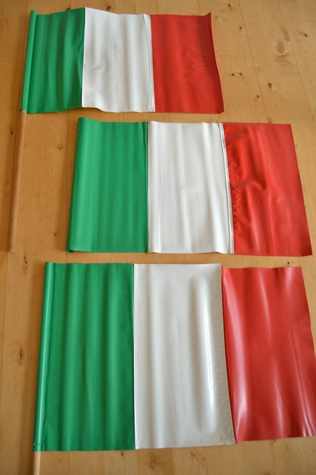 3x Italien-Flaggen, jeweils 70x55 cm in Bibertal